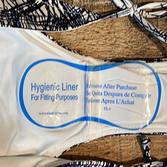 Rachel Pally Ibiza bikini bottoms Navy Sketch Size Small NWT - Picture 6 of 7